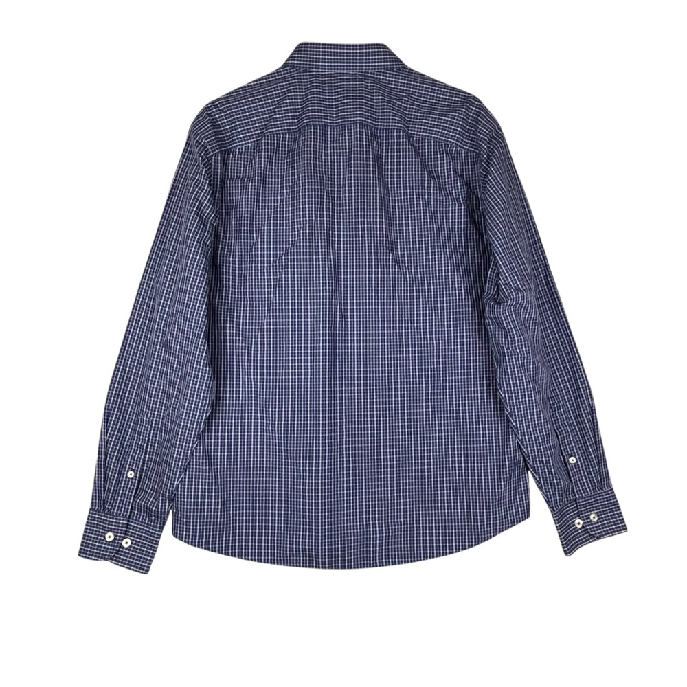 UNTUCKit Shirt Mens XL Blue Check Wrinkle Free Button Down Preppy Office - Picture 3 of 11